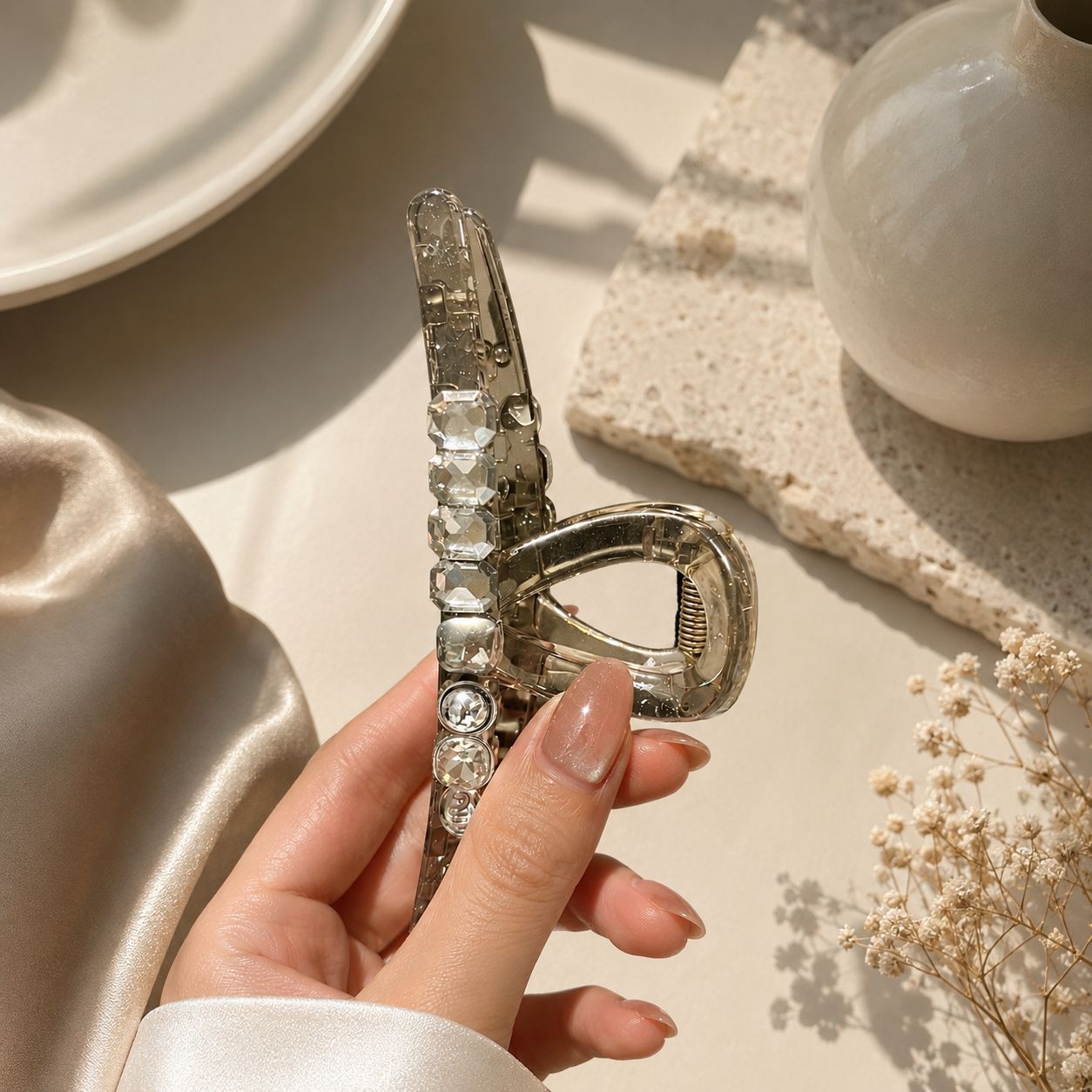 Moonstone Luxe Claw Clip