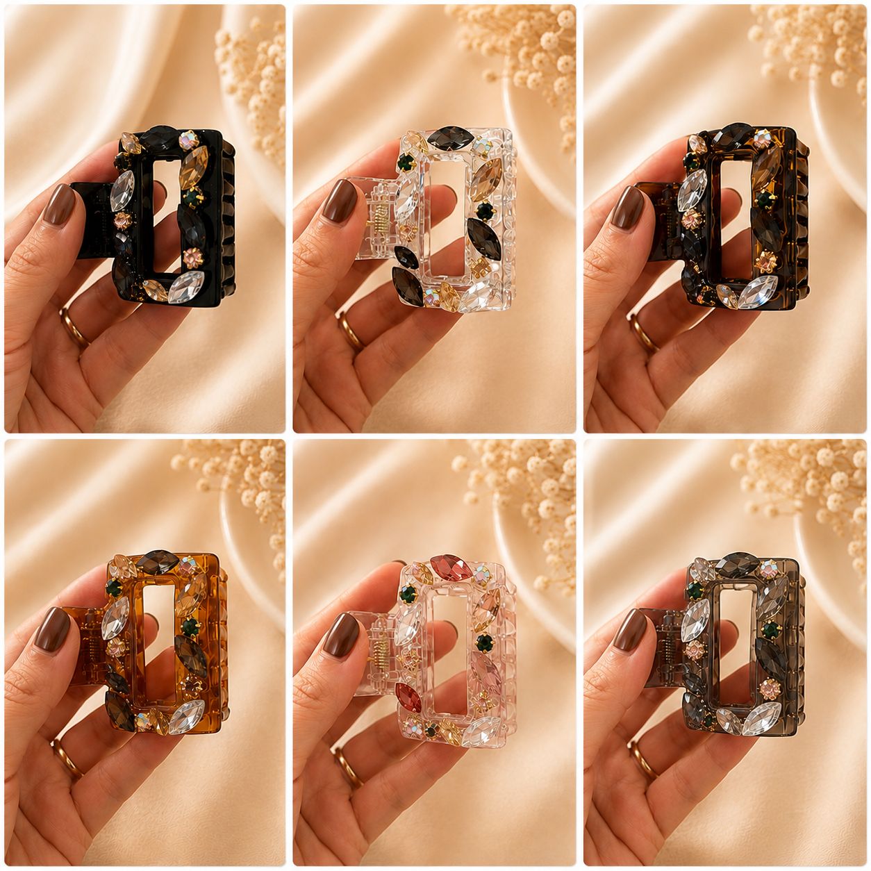 Crystal Luxe Claw Clip