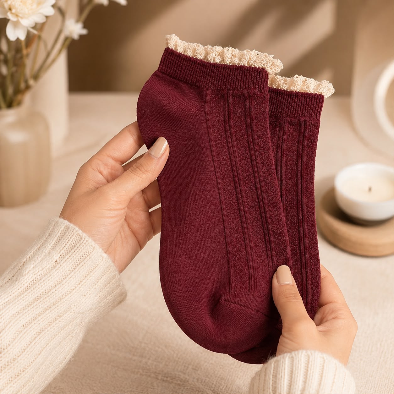 Lowkey Crochet Socks - Set Of 4