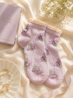 Rose Bloom Socks - Set Of 6