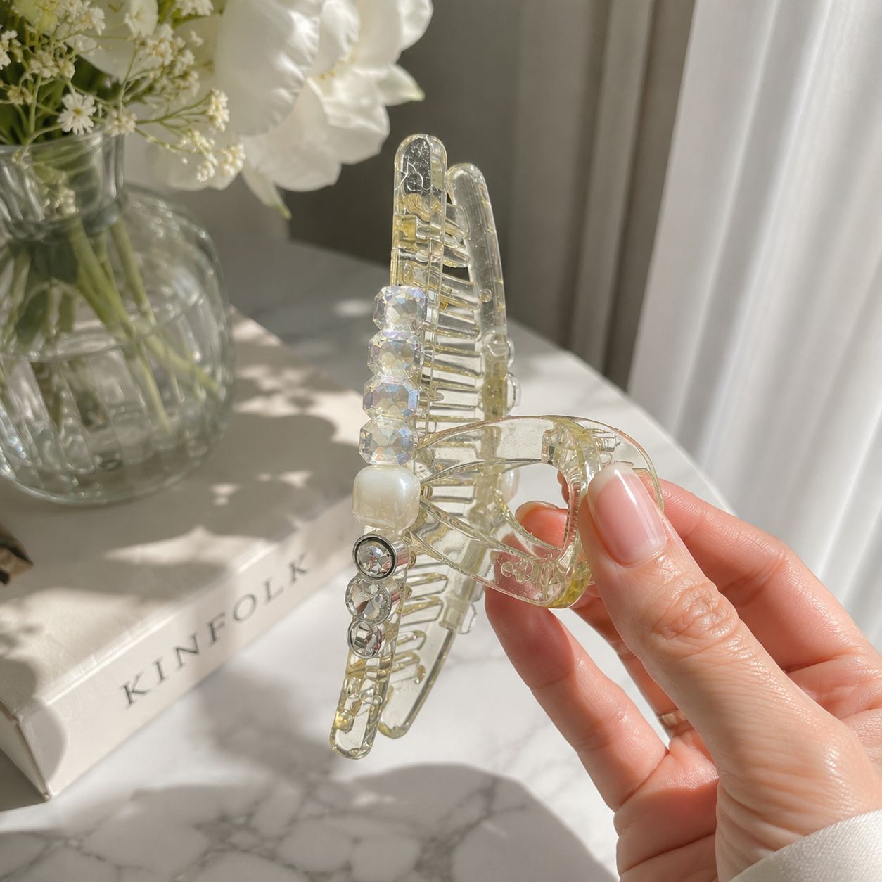 Moonstone Luxe Claw Clip