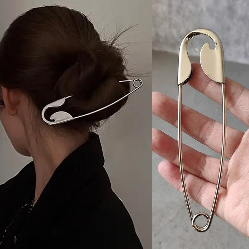 Chrome Giant Safety Hair Pin