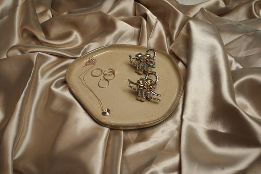 Small silver gold claw