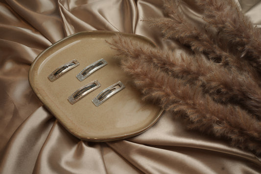 Rectangle Shimmer Hair Clip