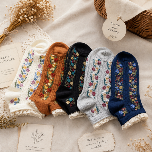 Flora & Frill Socks -Set Of 5