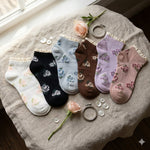 Rose Bloom Socks - Set Of 6