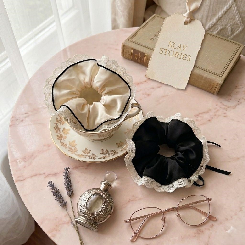 Luna Lace Oversized Scrunchie