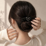 Polka-Dot Heart Hair Tie - Set Of 2