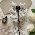 Polka Dot Bowknot Claw