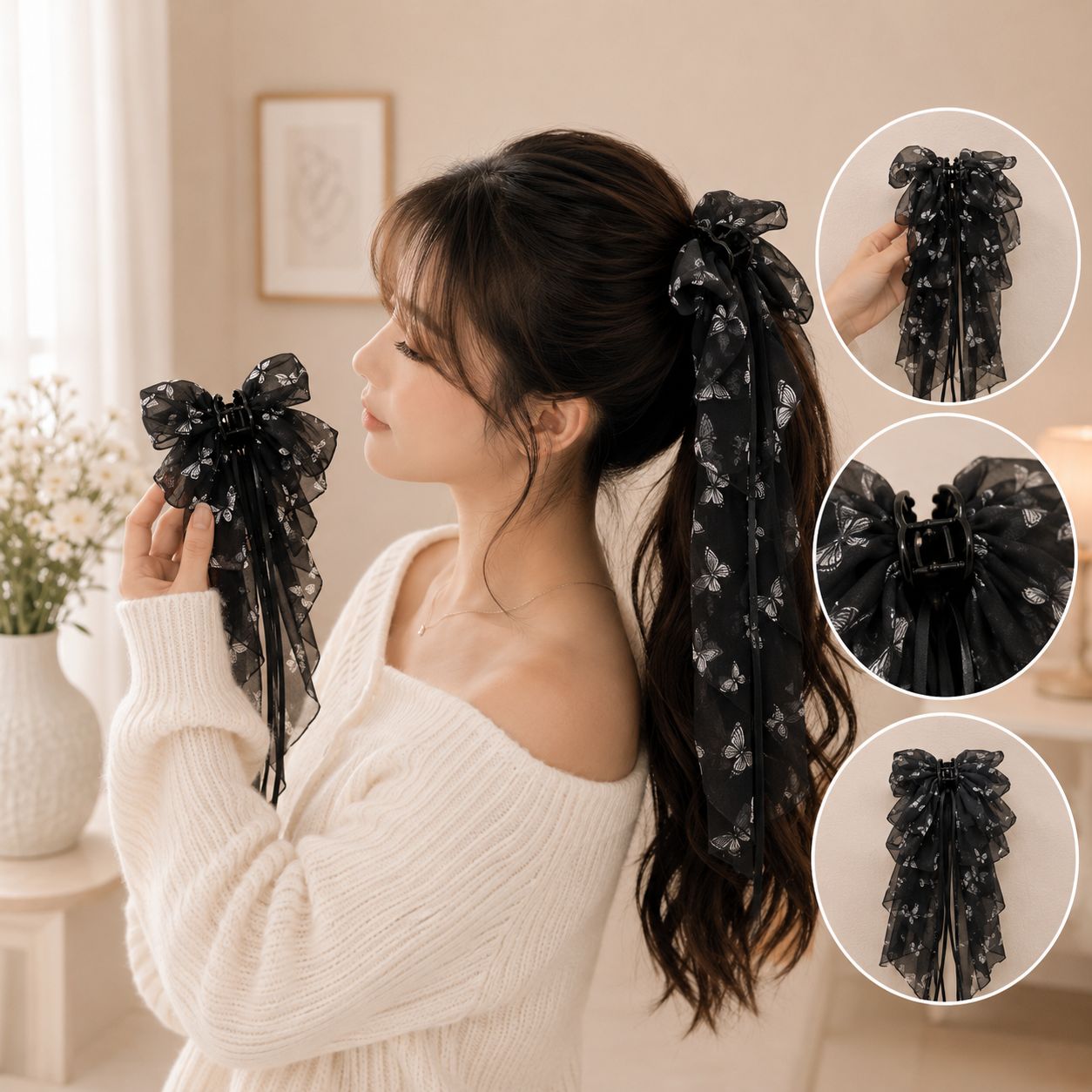Butter Flutter Bowknot Claw