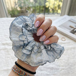 Blush Ruffle Scrunchie - Set Of 4