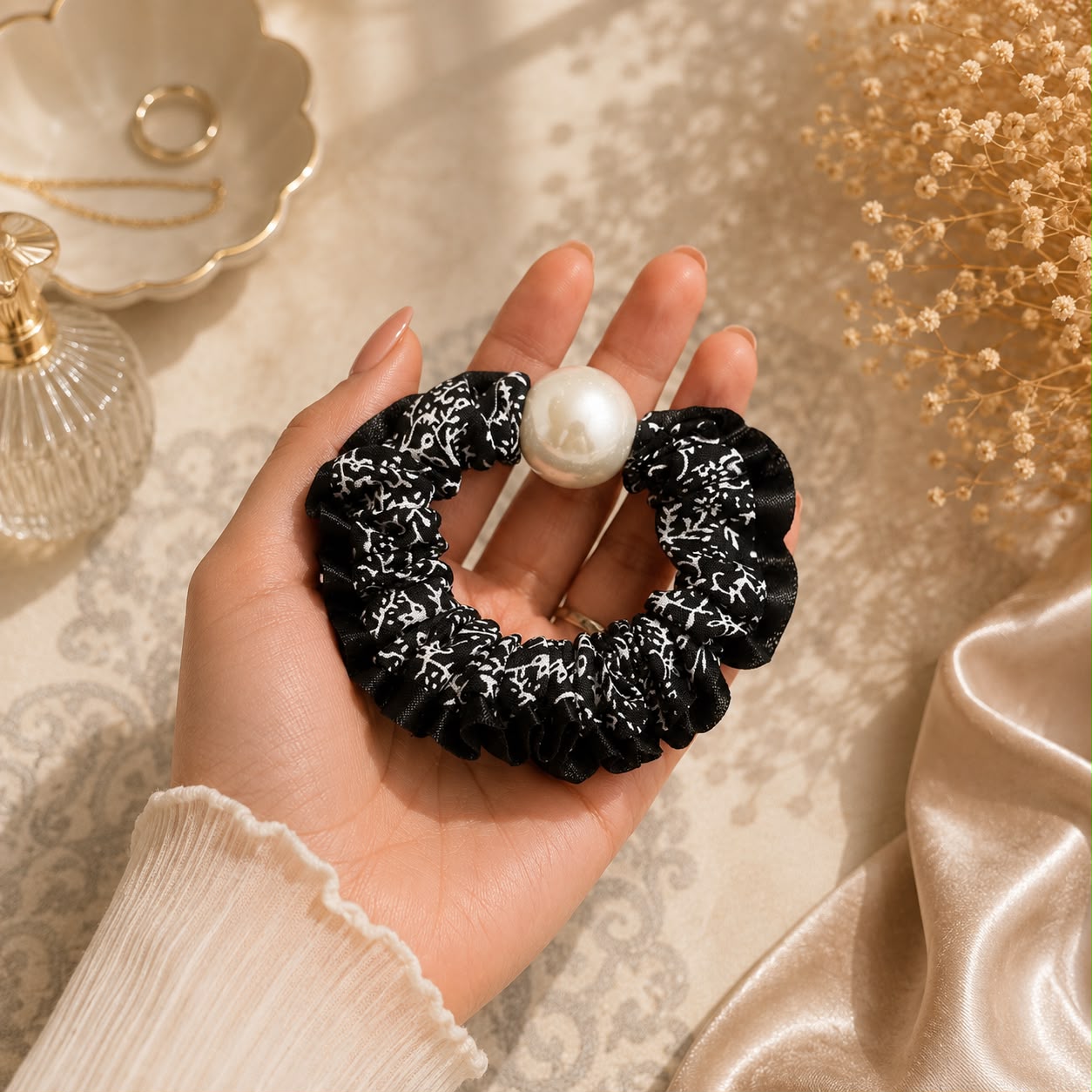 The Pearl Edit Hair Tie - Set Of 4