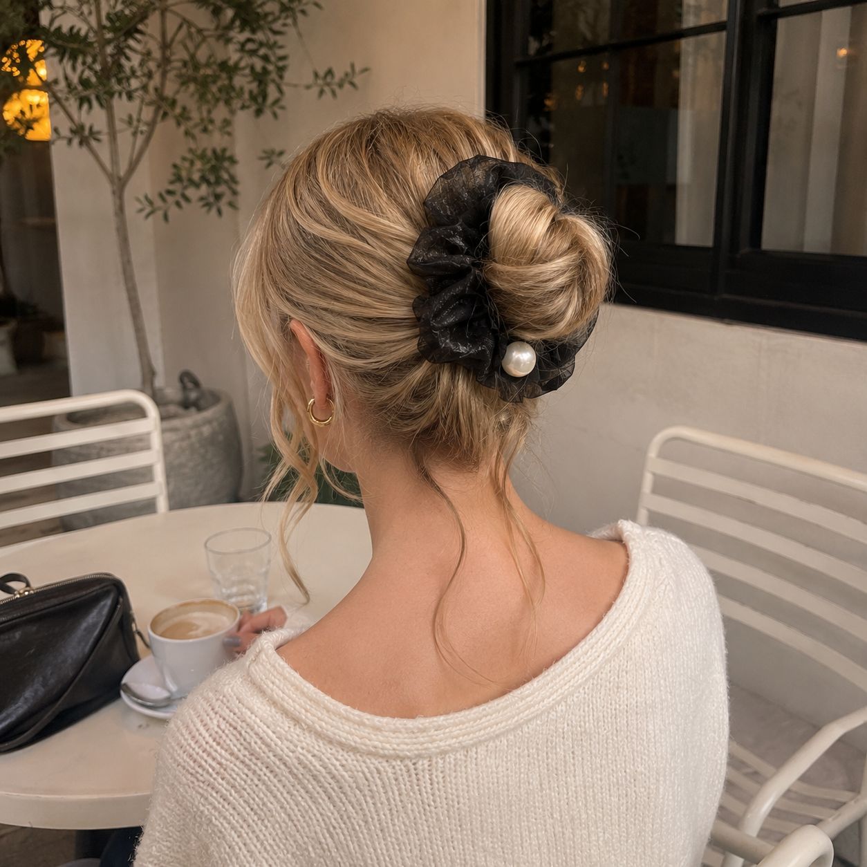 Classic Chic Pearl Hair Ties - Set Of 3