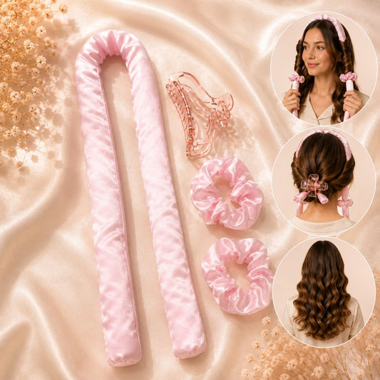 Heatless Curler Set | Pink