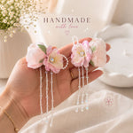 Sunset Bloom Cascade Hair Clip