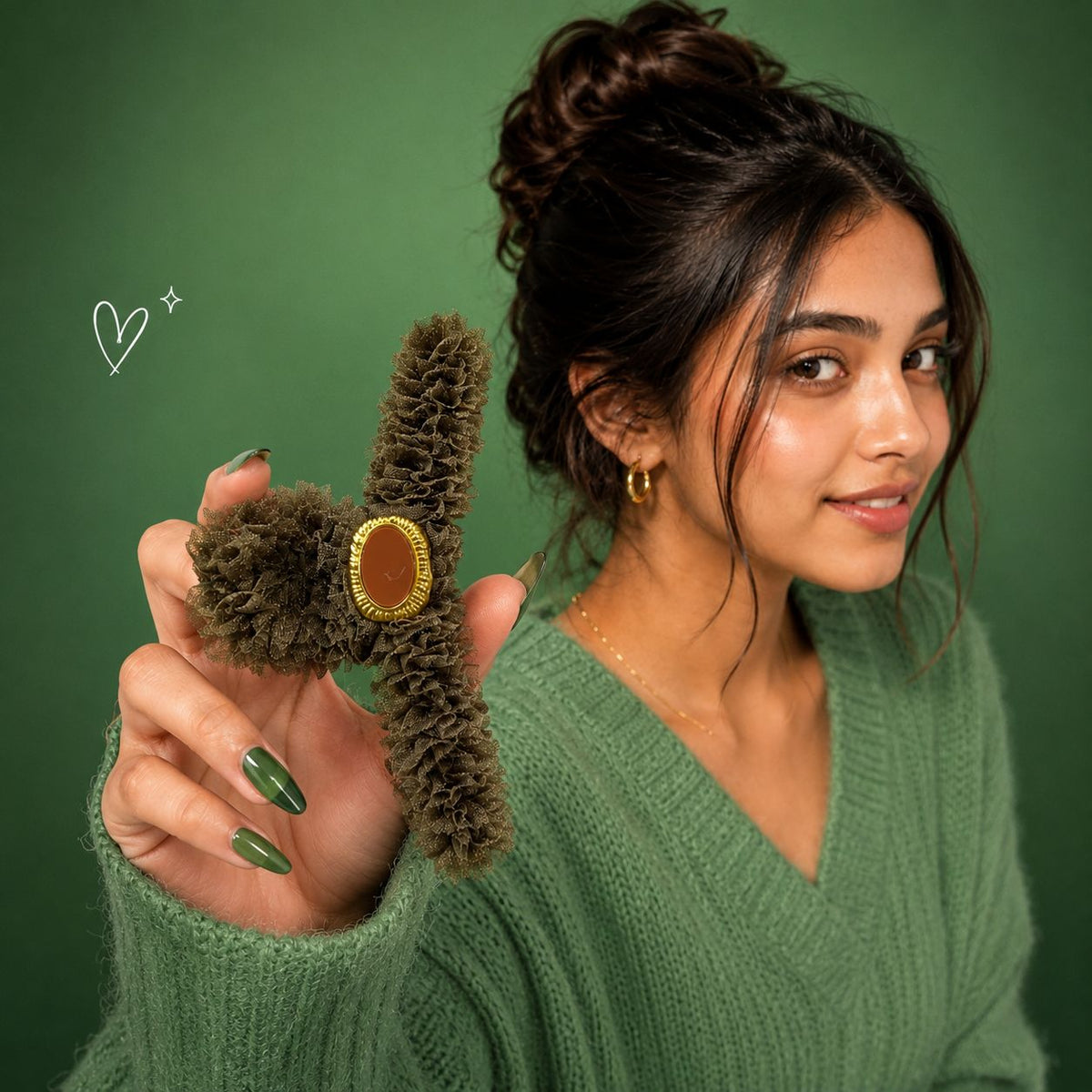 Mocha Bloom Teddy Claw