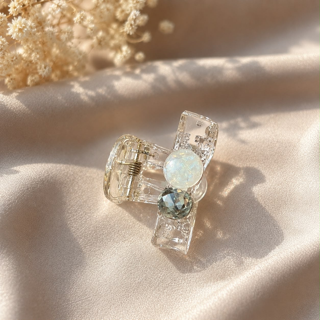 Moonstone Mini Claw Clip