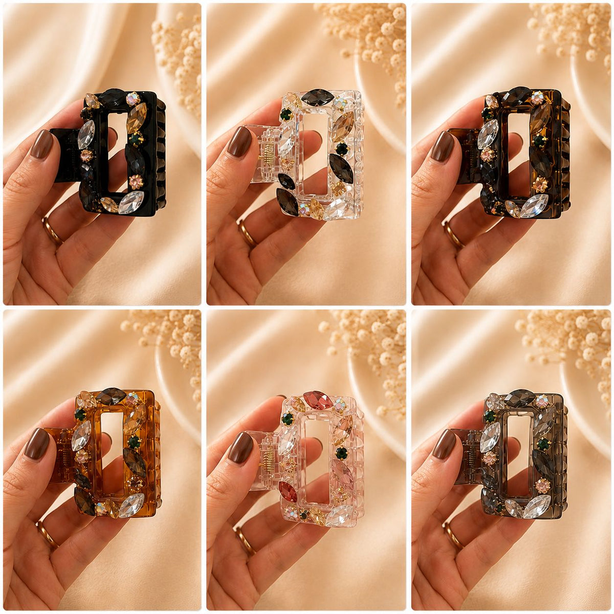 Crystal Luxe Claw Clip