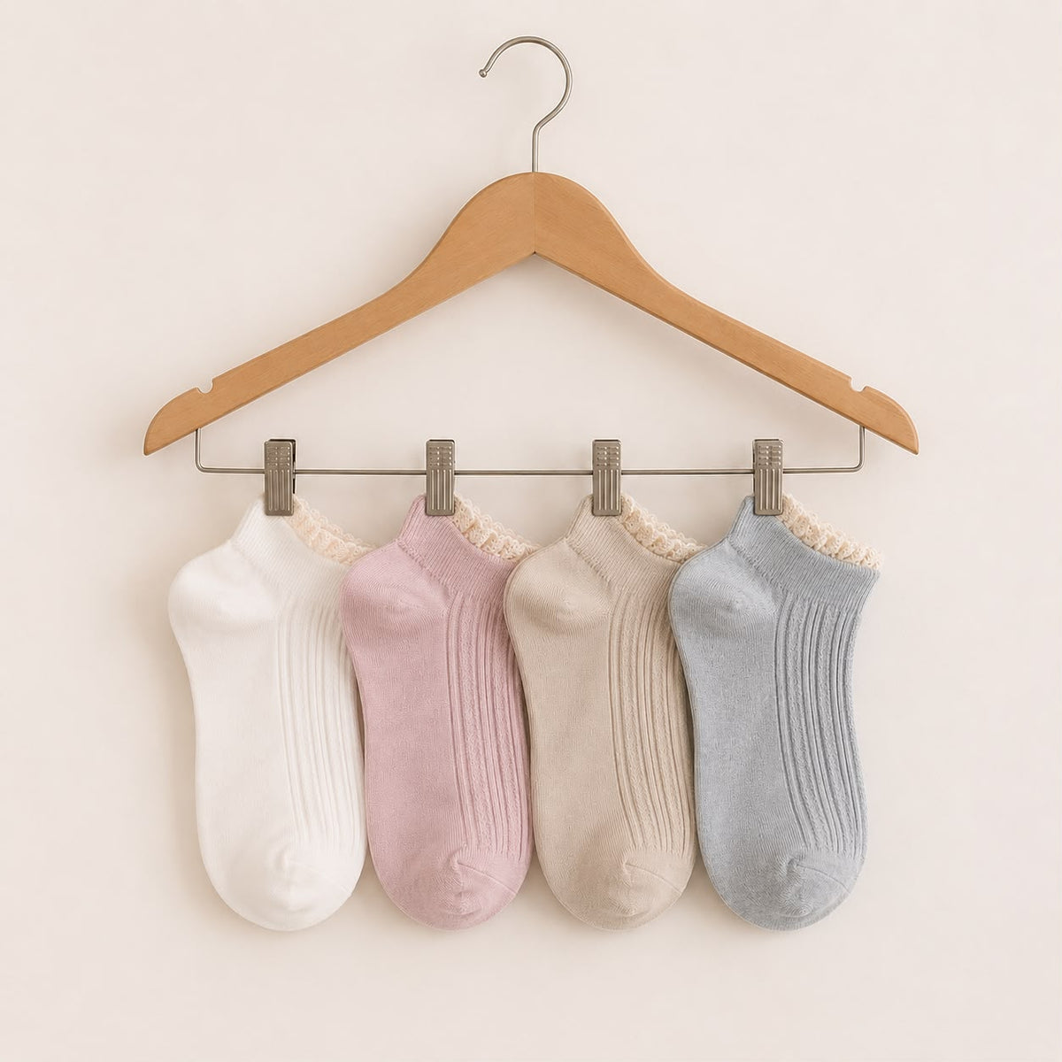 Lowkey Crochet Socks - Set Of 4