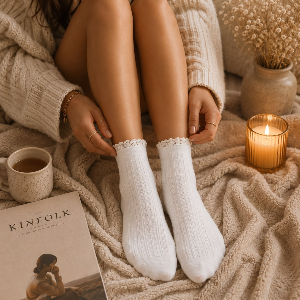 Lowkey Crochet Socks - Set Of 4