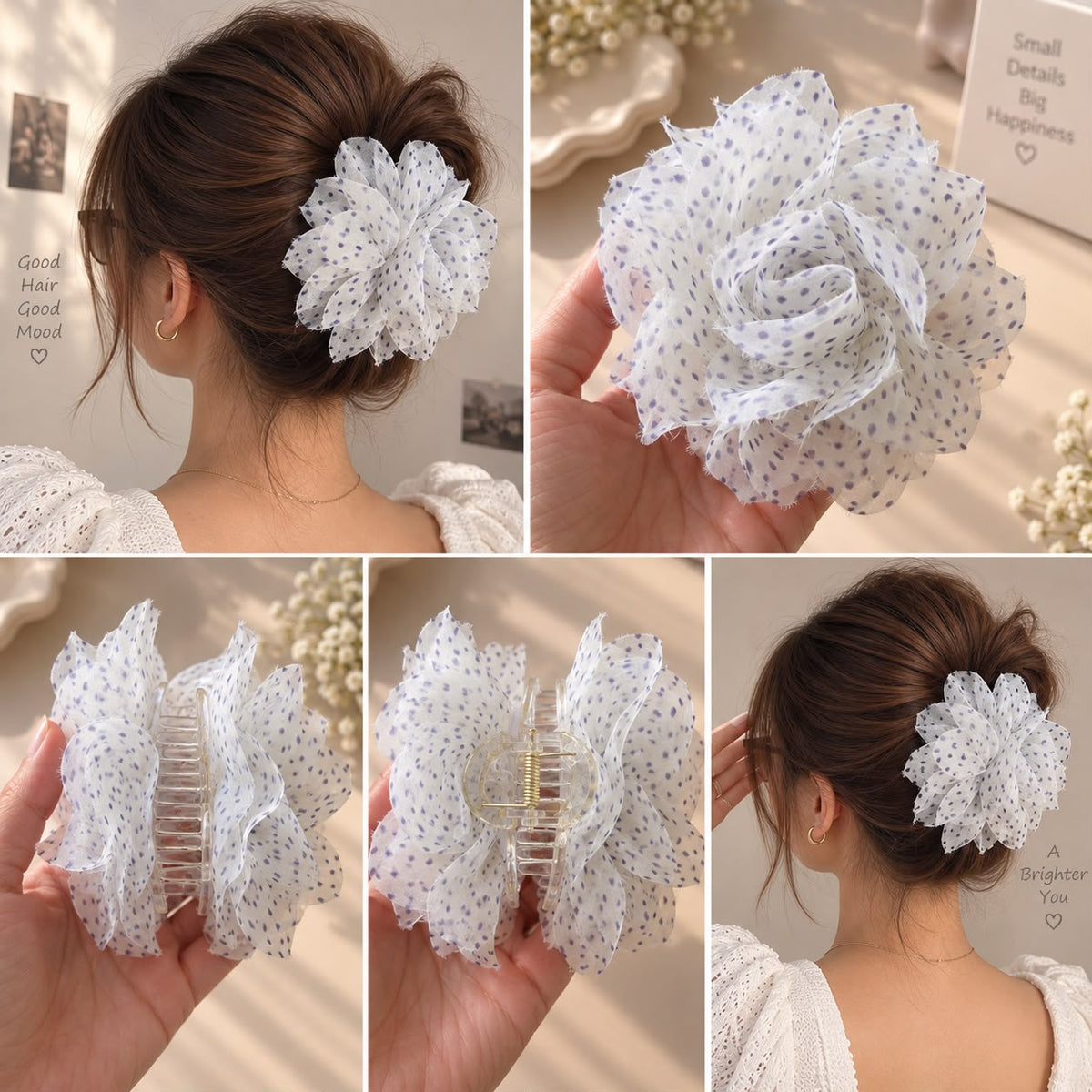 Polka Bloom Claw