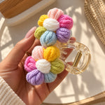 Pastel Pop Crochet Claw Clip