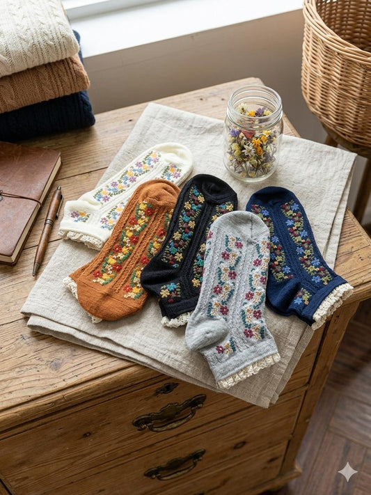 Flora & Frill Socks -Set Of 5