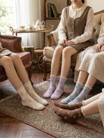 Rose Bloom Socks - Set Of 6