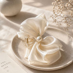 Midnight & Ivory Bow Claw Clip
