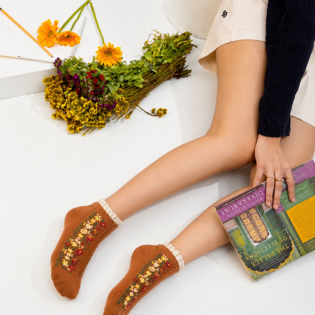 Flora & Frill Socks -Set Of 5