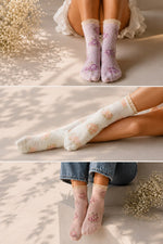 Rose Bloom Socks - Set Of 6