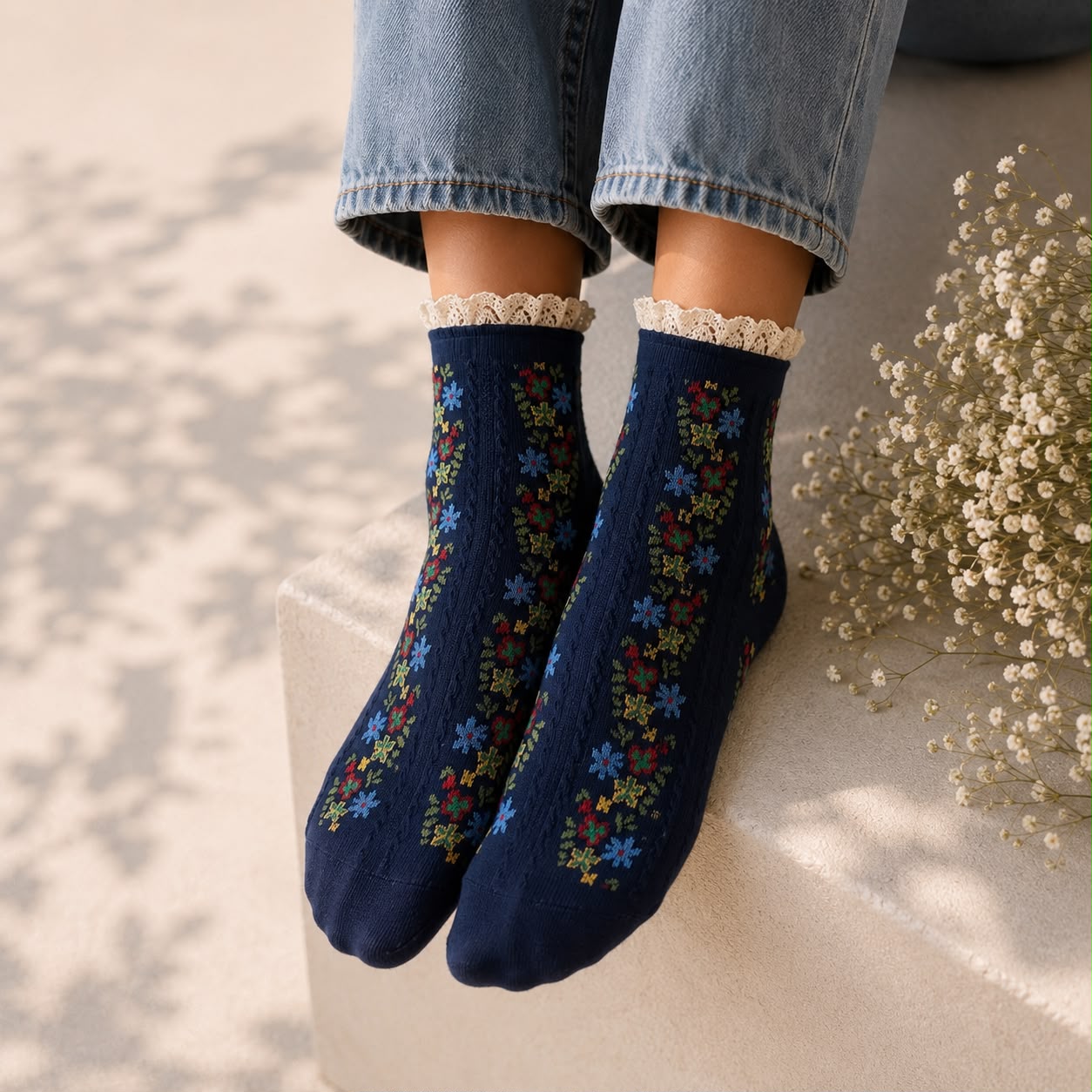 Flora & Frill Socks -Set Of 5