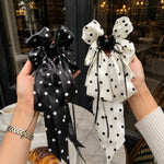 French Polka Dot Bow Claw