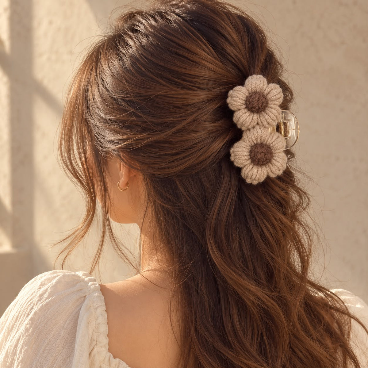 Daisy Days Crochet Claw