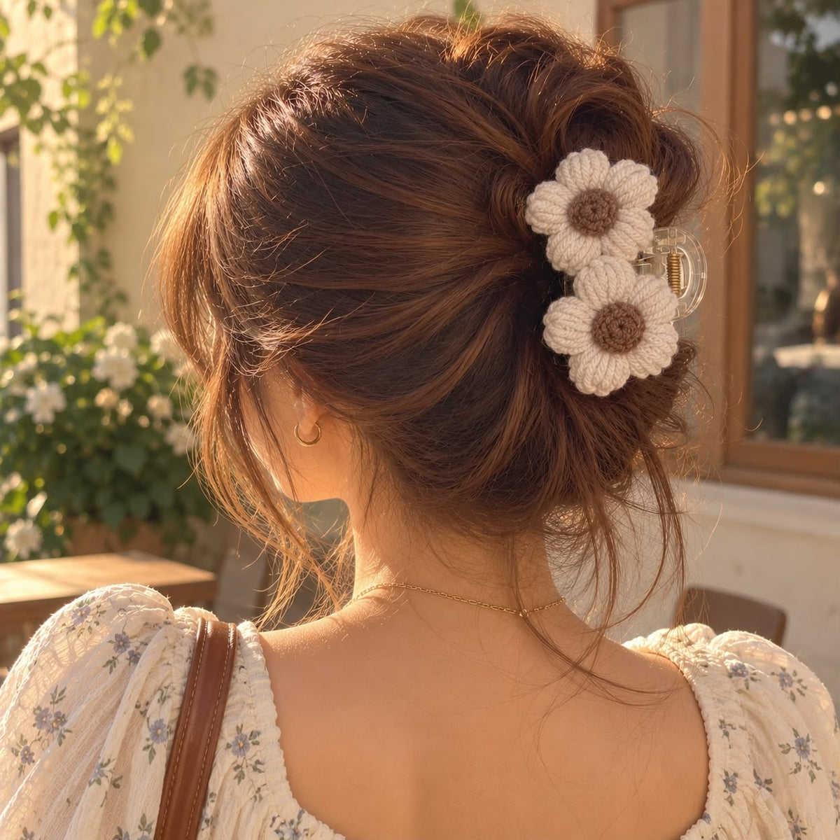 Daisy Days Crochet Claw