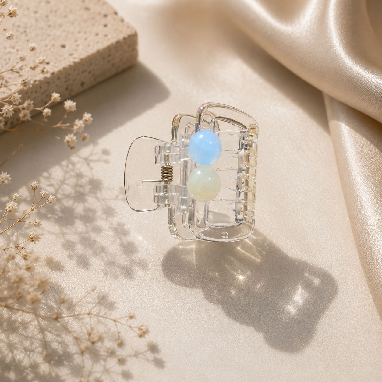 Sky Pearl Mini Claw Clip